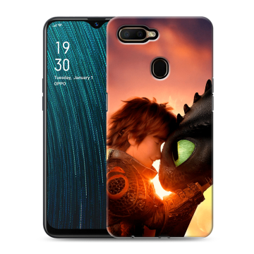 Силиконовый чехол на OPPO A5s с принтом Как приручить дракона Силиконовый чехол на OPPO A5s с принтом Как приручить дракона