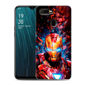 Силиконовый чехол на OPPO A5s с принтом Железный человек Ironman Силиконовый чехол на OPPO A5s с принтом Железный человек Ironman
