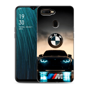 Силиконовый чехол на OPPO A5s с принтом БМВ BMW