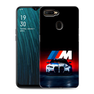 Силиконовый чехол на OPPO A5s с принтом БМВ BMW