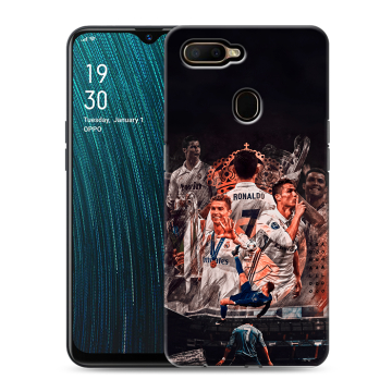 Силиконовый чехол на OPPO A5s с принтом Реал Роналдо Real Ronaldo