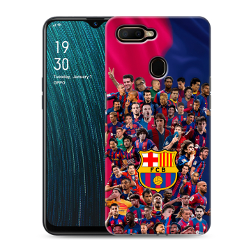 Силиконовый чехол на OPPO A5s с принтом Барселона Barcelona