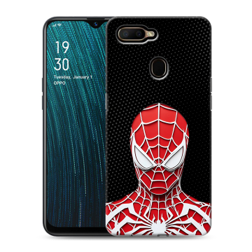 Силиконовый чехол на OPPO A5s с принтом человек паук spiderman Силиконовый чехол на OPPO A5s с принтом человек паук spiderman