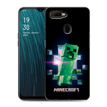 Силиконовый чехол на OPPO A5s с принтом Майнкрафт Minecraft Силиконовый чехол на OPPO A5s с принтом Майнкрафт Minecraft
