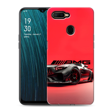 Силиконовый чехол на OPPO A5s с принтом Мерседес Mercedes AMG Силиконовый чехол на OPPO A5s с принтом Мерседес Mercedes AMG