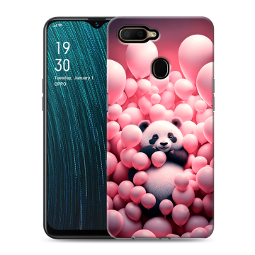 Силиконовый чехол на OPPO A5s с принтом Панда Силиконовый чехол на OPPO A5s с принтом Панда