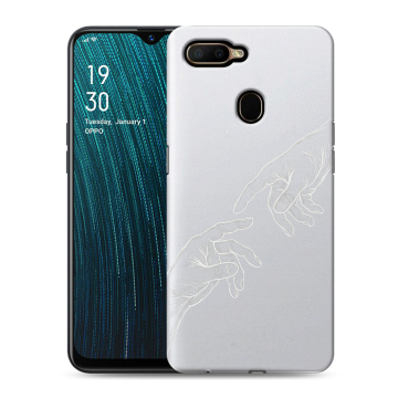 Силиконовый чехол на OPPO A5s с принтом Сотворение мира Силиконовый чехол на OPPO A5s с принтом Сотворение мира
