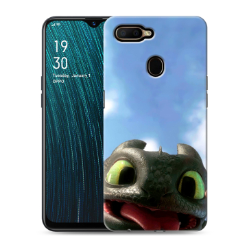 Силиконовый чехол на OPPO A5s с принтом Как приручить дракона Силиконовый чехол на OPPO A5s с принтом Как приручить дракона