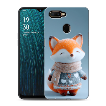 Силиконовый чехол на OPPO A5s с принтом Лиса Силиконовый чехол на OPPO A5s с принтом Лиса