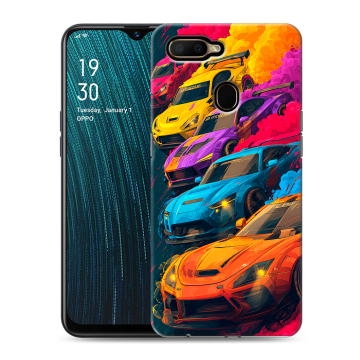 Силиконовый чехол на OPPO A5s с принтом Тачки Силиконовый чехол на OPPO A5s с принтом Тачки