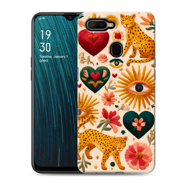 Силиконовый чехол на OPPO A5s с принтом Модный принт Силиконовый чехол на OPPO A5s с принтом Модный принт