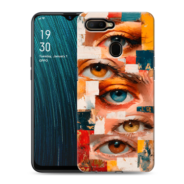 Силиконовый чехол на OPPO A5s с принтом Модный принт Силиконовый чехол на OPPO A5s с принтом Модный принт