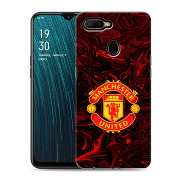 Силиконовый чехол на OPPO A5s с принтом Manchester United