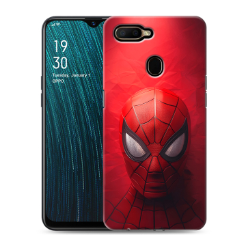 Силиконовый чехол на OPPO A5s с принтом Spiderman Человек паук
