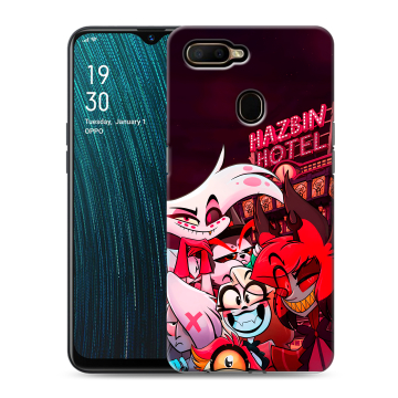 Силиконовый чехол на OPPO A5s с принтом Hazbin Hotel Отель Хазбин Силиконовый чехол на OPPO A5s с принтом Hazbin Hotel Отель Хазбин