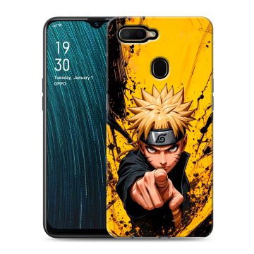Силиконовый чехол на OPPO A5s с принтом Naruto Наруто