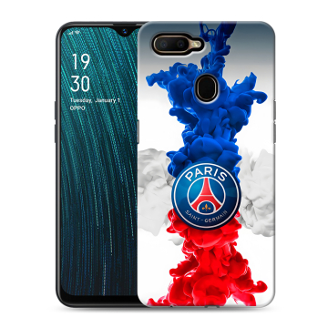 Силиконовый чехол на OPPO A5s с принтом PSG ПСЖ