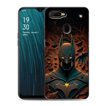 Силиконовый чехол на OPPO A5s с принтом Batman Бэтмен