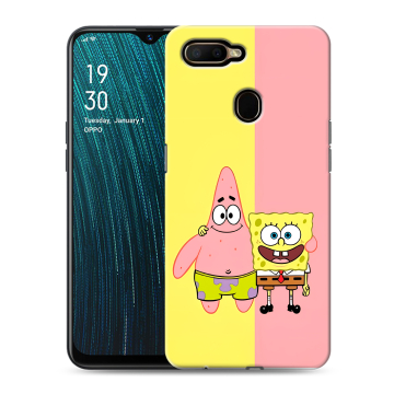 Силиконовый чехол на OPPO A5s с принтом Спанч боб Спанчбоб Силиконовый чехол на OPPO A5s с принтом Спанч боб Спанчбоб