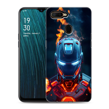 Силиконовый чехол на OPPO A5s с принтом IronMan Железный человек Силиконовый чехол на OPPO A5s с принтом IronMan Железный человек