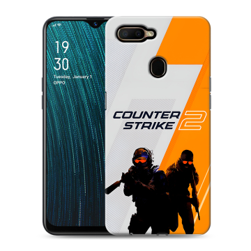 Силиконовый чехол на OPPO A5s с принтом Counter Strike Силиконовый чехол на OPPO A5s с принтом Counter Strike