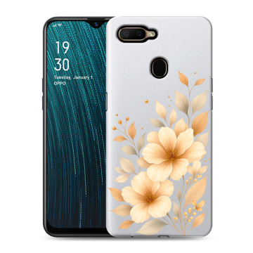 Силиконовый чехол на OPPO A5s с принтом для девушки