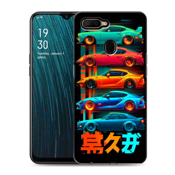 Силиконовый чехол на OPPO A5s с принтом машины тачки