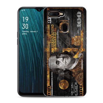 Силиконовый чехол на OPPO A5s с принтом Доллар деньги Силиконовый чехол на OPPO A5s с принтом Доллар деньги