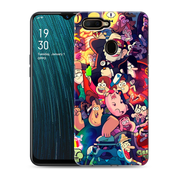 Силиконовый чехол на OPPO A5s с принтом Gravity Falls Гравити Фолз Силиконовый чехол на OPPO A5s с принтом Gravity Falls Гравити Фолз