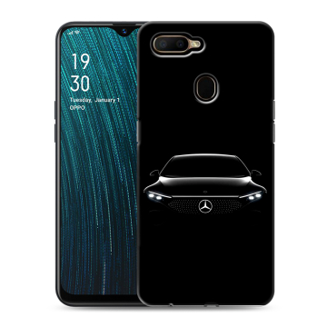 Силиконовый чехол на OPPO A5s с принтом Mercedes Мерседес