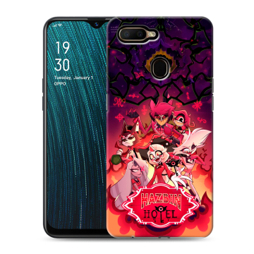 Силиконовый чехол на OPPO A5s с принтом Hazbin Hotel Отель Хазбин Силиконовый чехол на OPPO A5s с принтом Hazbin Hotel Отель Хазбин
