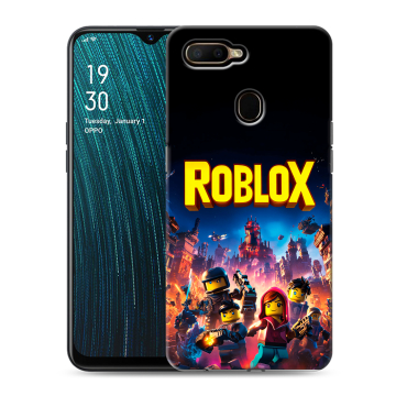 Силиконовый чехол на OPPO A5s с принтом Roblox Роблокс Силиконовый чехол на OPPO A5s с принтом Roblox Роблокс