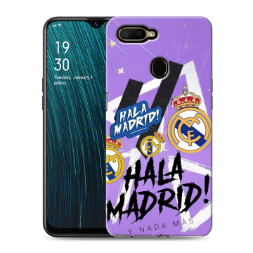 Силиконовый чехол на OPPO A5s с принтом Real Madrid Реал Мадрид