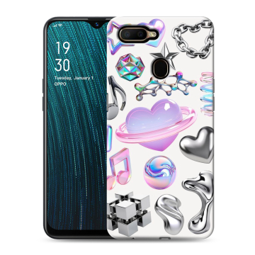 Силиконовый чехол на OPPO A5s с принтом Y2K Силиконовый чехол на OPPO A5s с принтом Y2K