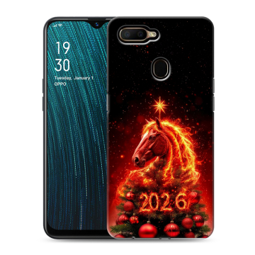 Силиконовый чехол на OPPO A5s с принтом Новый год