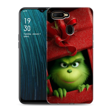 Силиконовый чехол на OPPO A5s с принтом Новый год