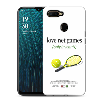 Силиконовый чехол на OPPO A5s с принтом для девочек