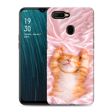 Силиконовый чехол на OPPO A5s с принтом женский Силиконовый чехол на OPPO A5s с принтом женский