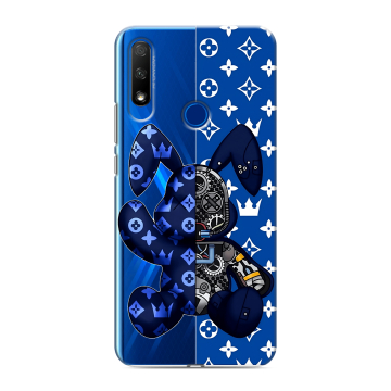 Силиконовый противоударный чехол на Huawei Honor 9X с принтом Луи робот Силиконовый противоударный чехол на Huawei Honor 9X с принтом Луи робот