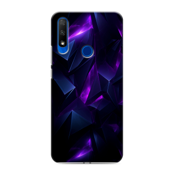 Силиконовый противоударный чехол на Huawei Honor 9X с принтом Абстракиция Силиконовый противоударный чехол на Huawei Honor 9X с принтом Абстракиция