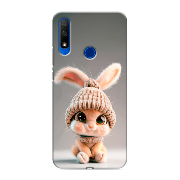 Силиконовый противоударный чехол на Huawei Honor 9X с принтом Кролик