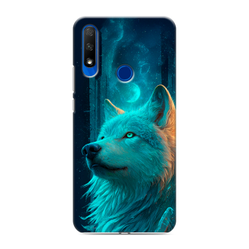 Силиконовый противоударный чехол на Huawei Honor 9X с принтом бабочки саккура