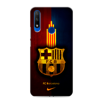 Силиконовый противоударный чехол на Huawei Honor 9X с принтом Барселона Barcelona Силиконовый противоударный чехол на Huawei Honor 9X с принтом Барселона Barcelona