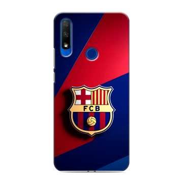 Силиконовый противоударный чехол на Huawei Honor 9X с принтом Барселона Barcelona