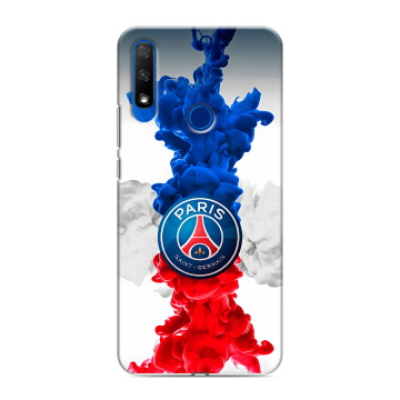 Силиконовый противоударный чехол на Huawei Honor 9X с принтом PSG ПСЖ Силиконовый противоударный чехол на Huawei Honor 9X с принтом PSG ПСЖ