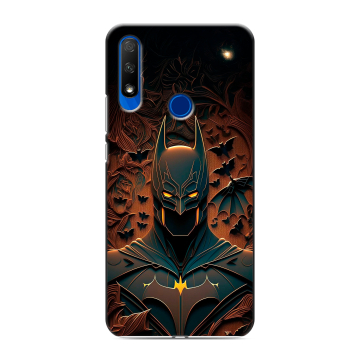 Силиконовый противоударный чехол на Huawei Honor 9X с принтом Batman Бэтмен Силиконовый противоударный чехол на Huawei Honor 9X с принтом Batman Бэтмен