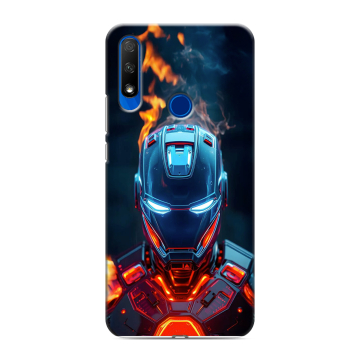 Силиконовый противоударный чехол на Huawei Honor 9X с принтом IronMan Железный человек