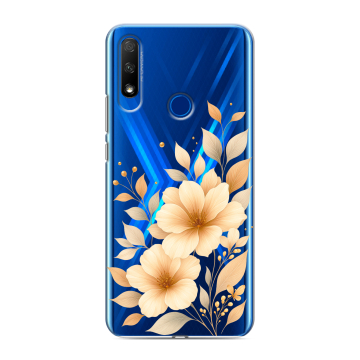 Силиконовый противоударный чехол на Huawei Honor 9X с принтом для девушки Силиконовый противоударный чехол на Huawei Honor 9X с принтом для девушки