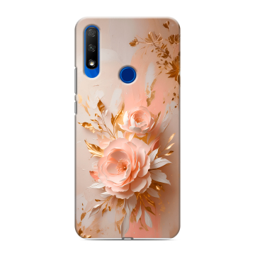 Силиконовый противоударный чехол на Huawei Honor 9X с принтом женский Силиконовый противоударный чехол на Huawei Honor 9X с принтом женский