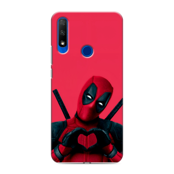 Силиконовый противоударный чехол на Huawei Honor 9X с принтом Дедпул Deadpool